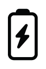 Battery charging icon